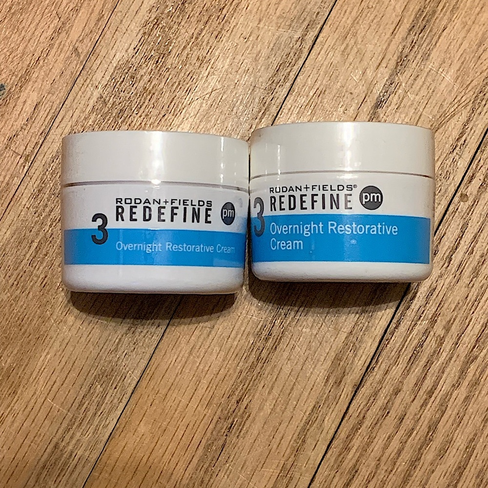 Rodan and Field R+F Redefine overnight Restorative cream 2 bottles UNOPENED